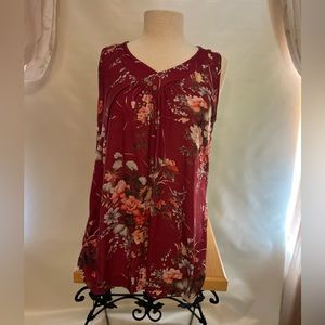 Celeste sleeveless tunic featuring fall colors. Size XL.Oversized and lo…